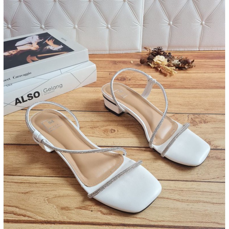 ABBUSHOES An 04 sendal hak tahu jely import tali 3cm