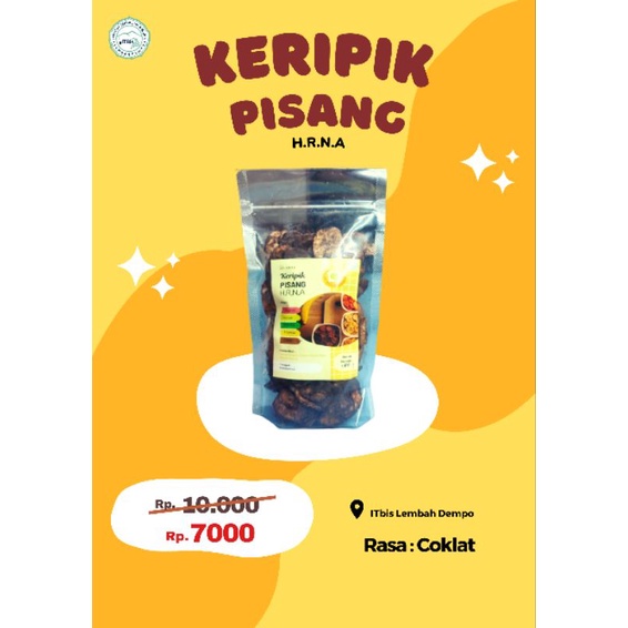 

Keripik Pisang Rasa Coklat