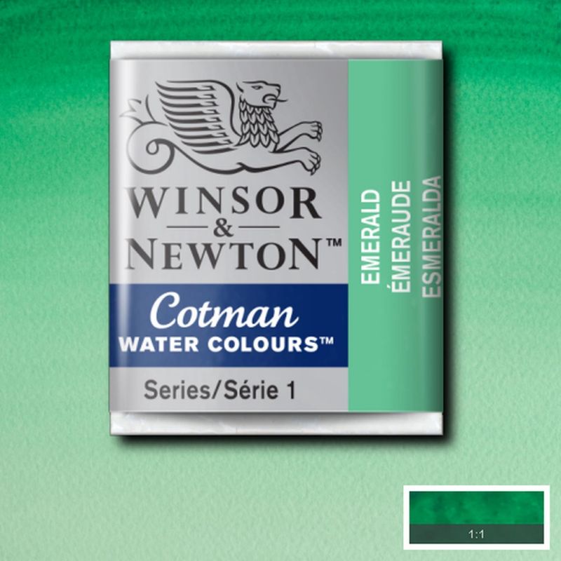 

COTMAN WATERCOLOUR HALF PAN EMERALD WINSOR & NEWTON