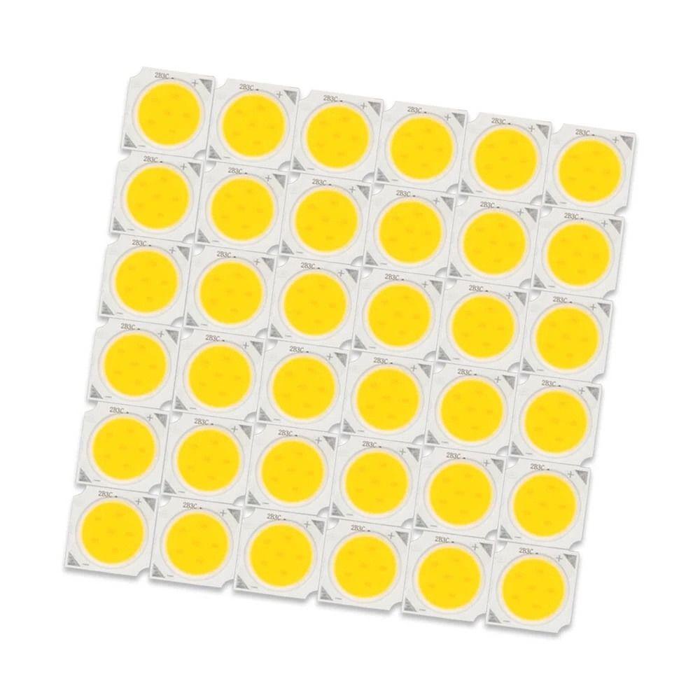 Agustinina 5pcs Manik-Manik Lampu LED 3W/5W/7W /10W 6500K /4000K/3000K LED COB Chip Spot Light Emitting Diode Downlight LED Lamp Bead