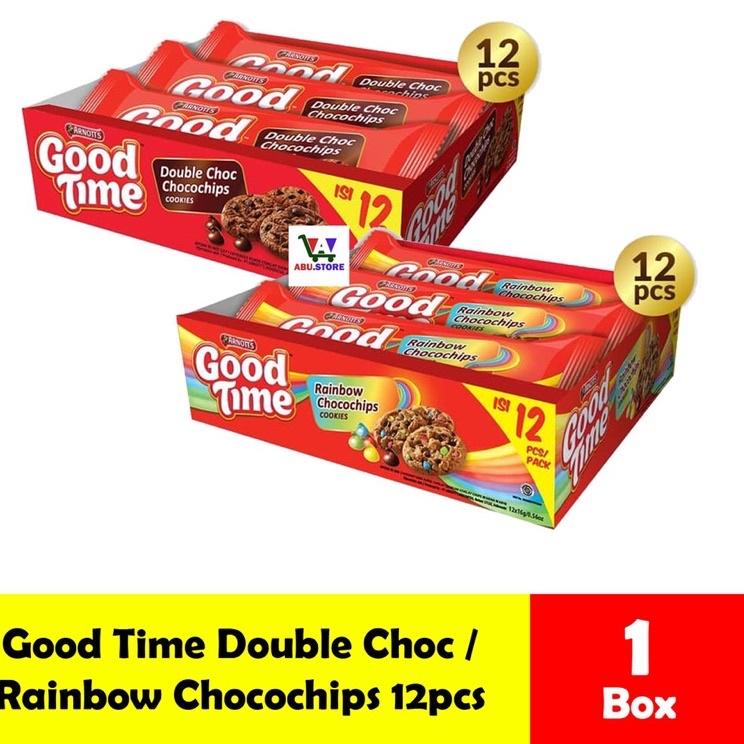 

Terlaris Good Time Kemasan Box Chocochips / Rainbow 12pcs x16gr Termurah