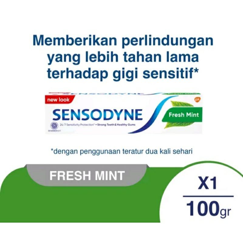 SENSODYNE Pasta Gigi Sensitif Essensial Care Fresh Mint 100 gr