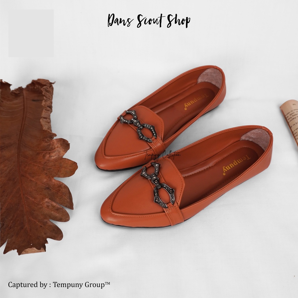 Sepatu Flatshoes Wanita Motif Kasual dan Trendy Flat Shoes FLT-02