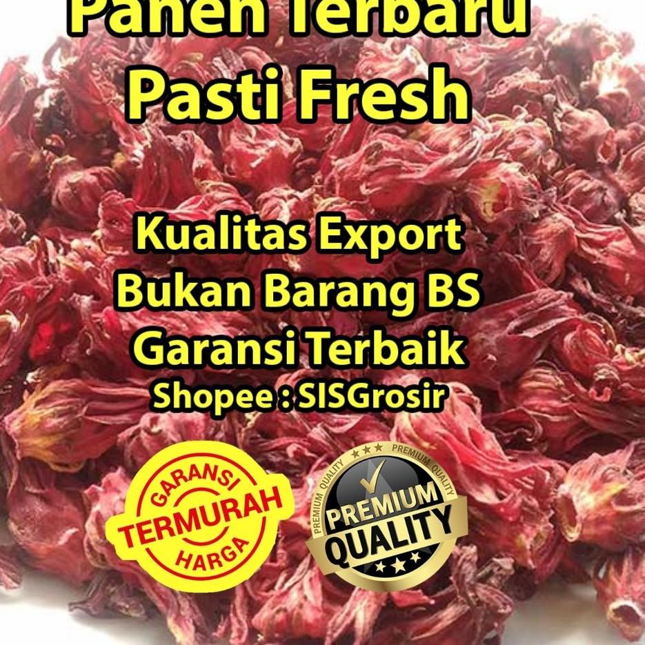 

1KG (1000gram) Teh Bunga Rosella Merah Kering Siap Seduh ゟ