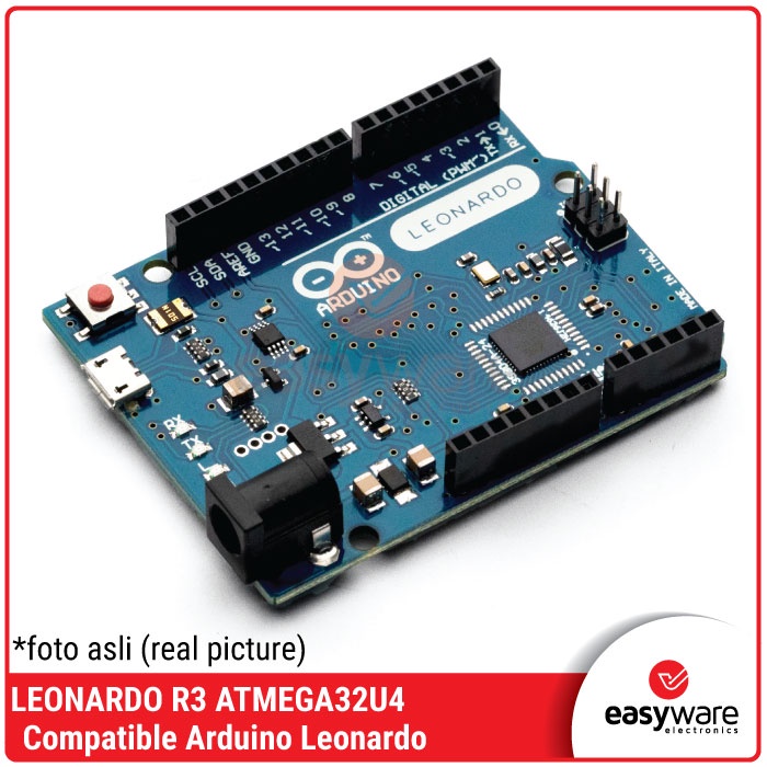 ARDUINO LEONARDO WITHOUT CABLE LEONARDO TANPA KABEL VERSI CLONE