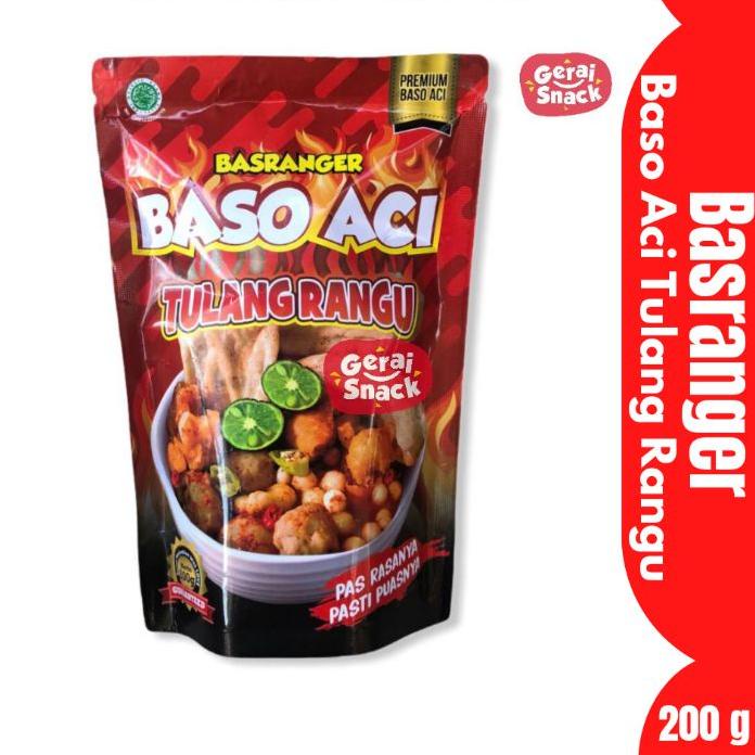 

✨STAR✨ Baso Aci Basranger Tulang Rangu Pedas Extra Jeruk Limau (200gr) murah