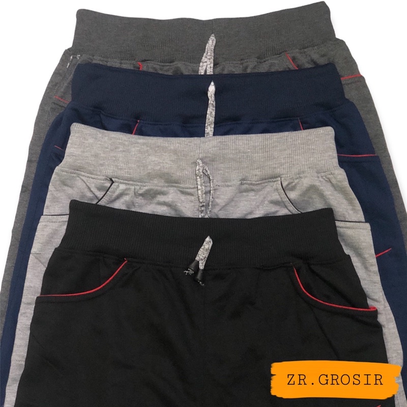 CELANA JOGER 3/4  DEWASA JOGGING RUNNING CASUAL COWOK CEWEK 100% REAL PICTURE