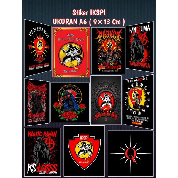 

Stiker IKPSI KERA SAKTI / Stiker ukuran a6 ( 9×13 cm )