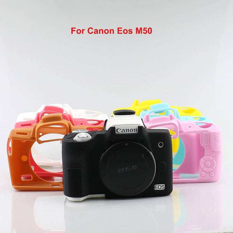 Untuk Canon EOS R R R R5 R6 M50 G7X Mark II Fotografi Aksesoris Tas Karet Cover Pelindung SLR Kamera Lembut Silikon Body Case