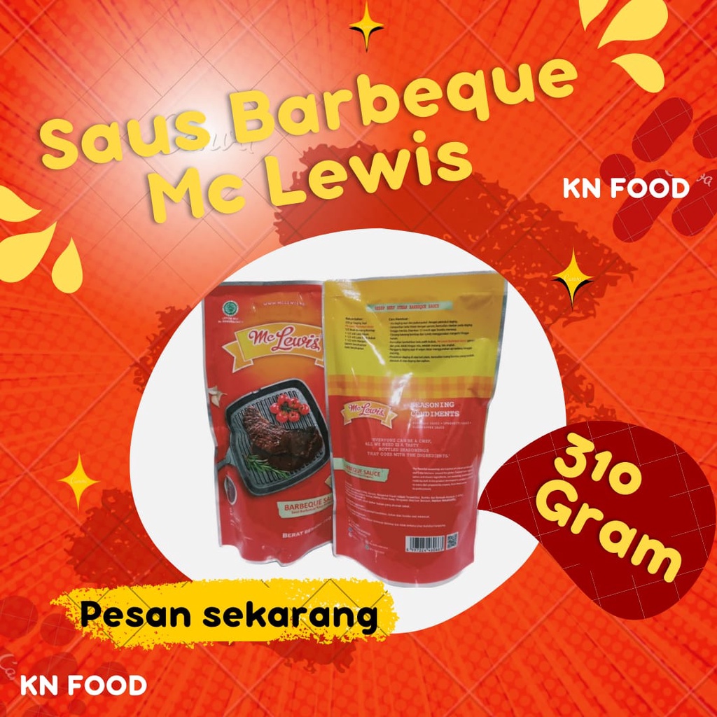 

Saus Barbeque Mc Lewis 310 gram Barbeque Sauce BBQ