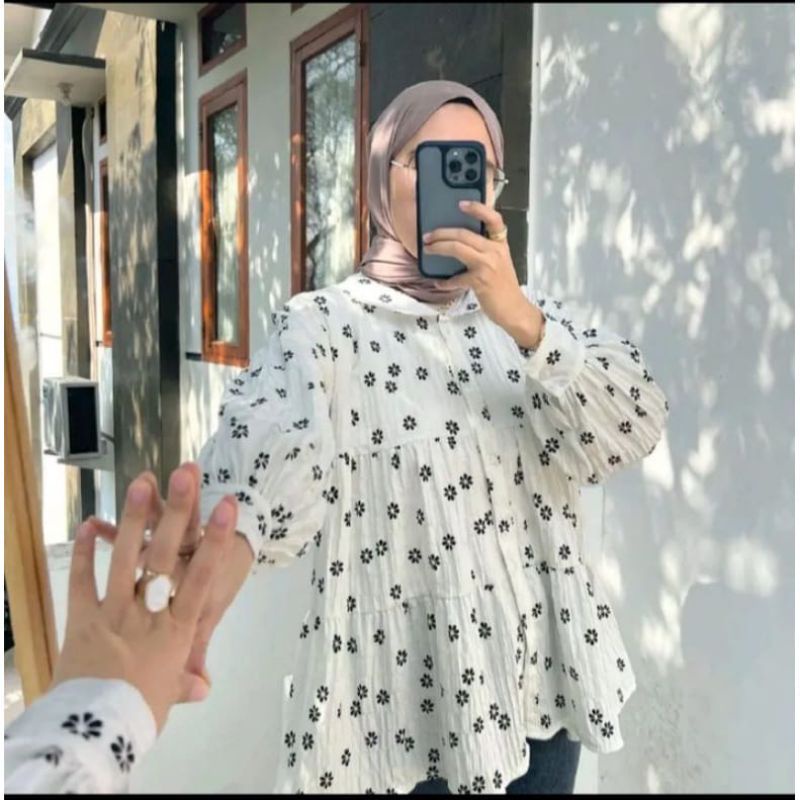 PEVITA BLOUSE CRINKLE