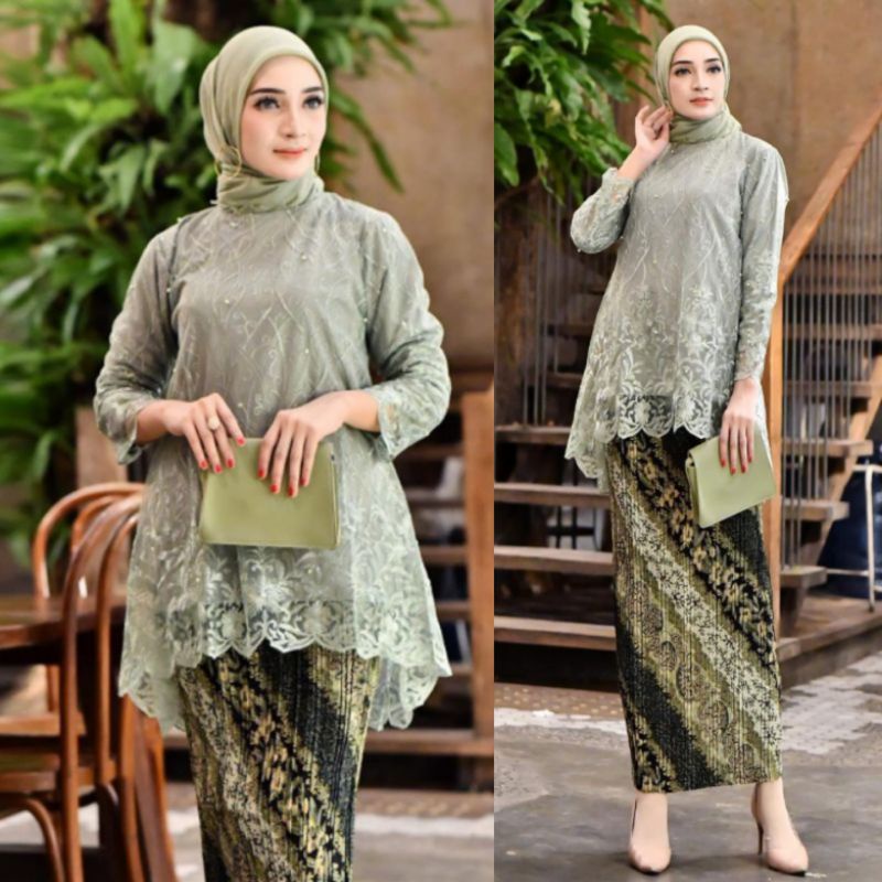 KEBAYA ORIGINAL//KEBAYA MODERN//BLOUSE AZKIA//BAJU PESTA//BAJU WISUDA//KEBAYA MODERN//By Nasyef Collection