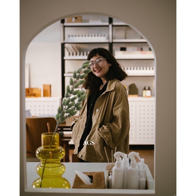 Vintage baggy oversized denim jacket by AGS&amp;co