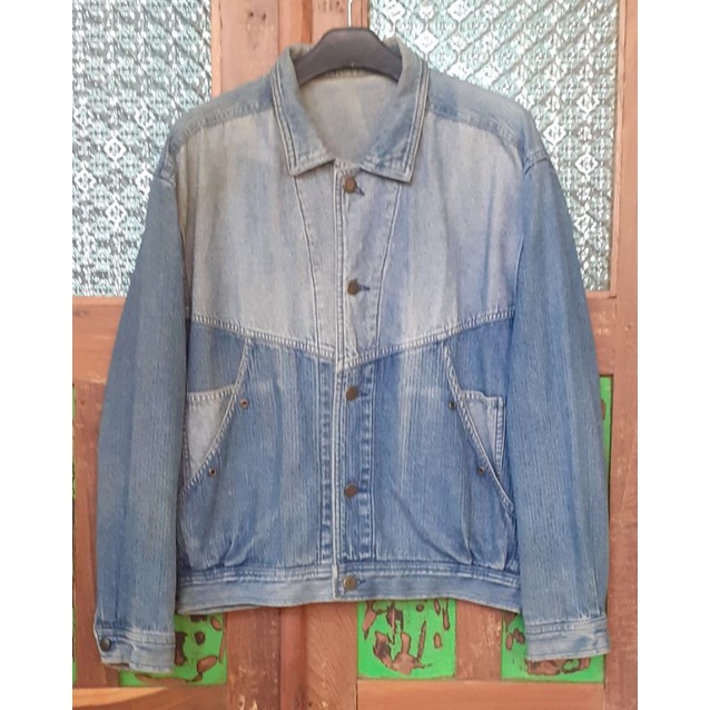 vintage denim jacket / japan style