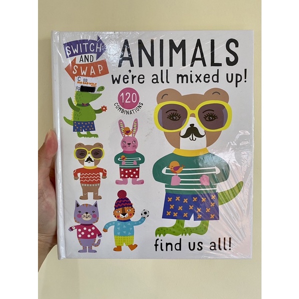 Switch and Swap - Animals - we’re all mixed up (ORIGINAL BOARD BOOKS)