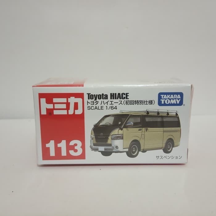 Tomica No 113 Toyota Hiace diecast mobil klasik takara tomy reguler