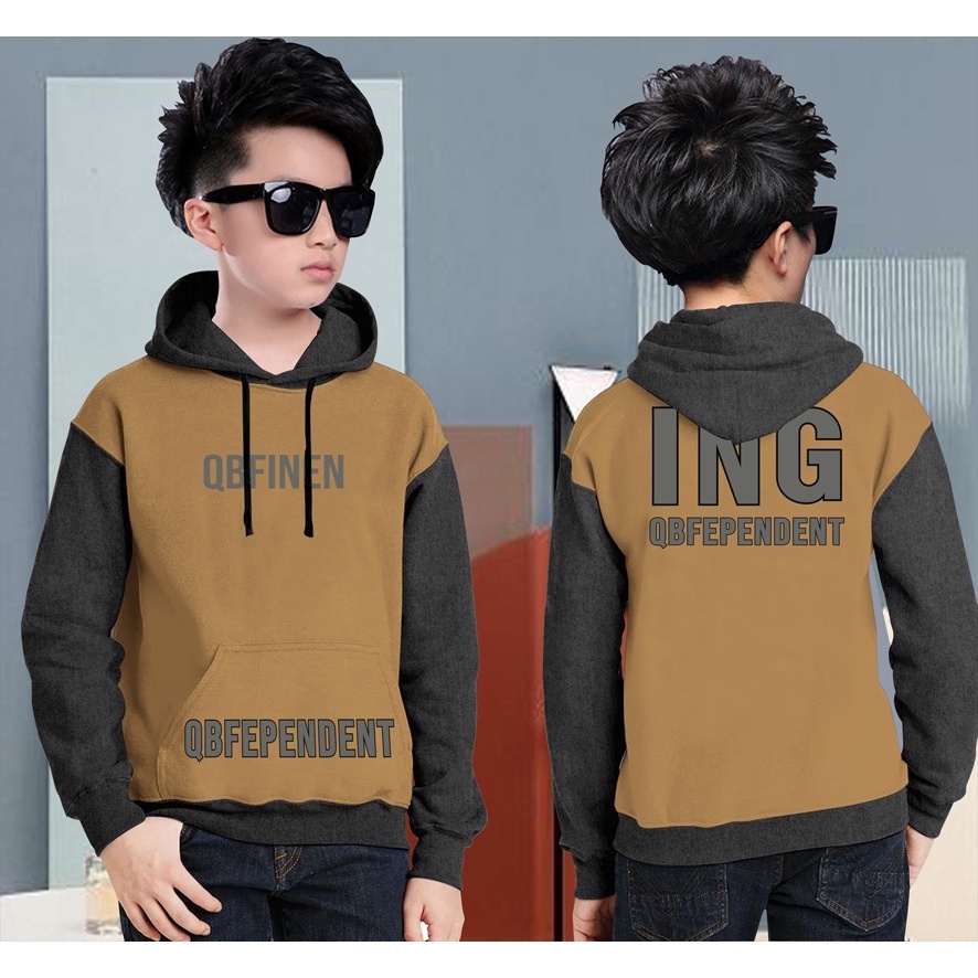 Hoodie Anak Finen  Anak Gaming Bahan Fleece Tebal /Jaket Anak Laki Laki/Jaket Anak Terbaru/4-11 Tahun