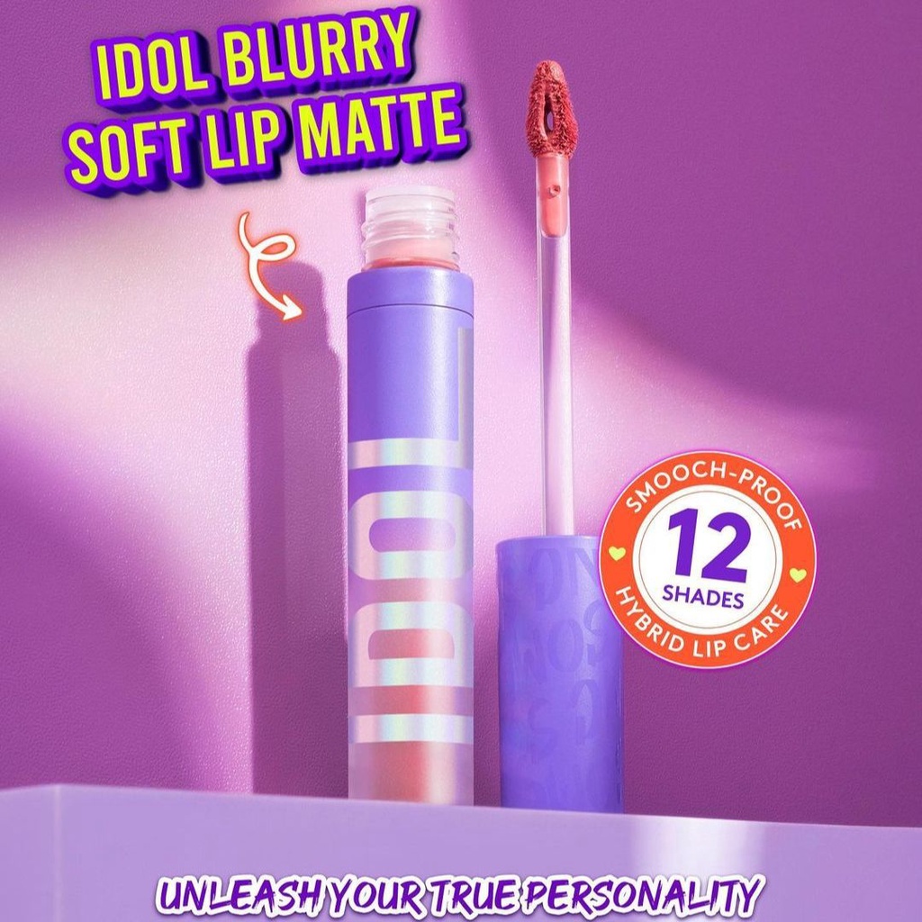 ★ BB ★ SOMETHINC Idol Blurry Soft Lip Matte - Lip Cream Matte - Lipstik