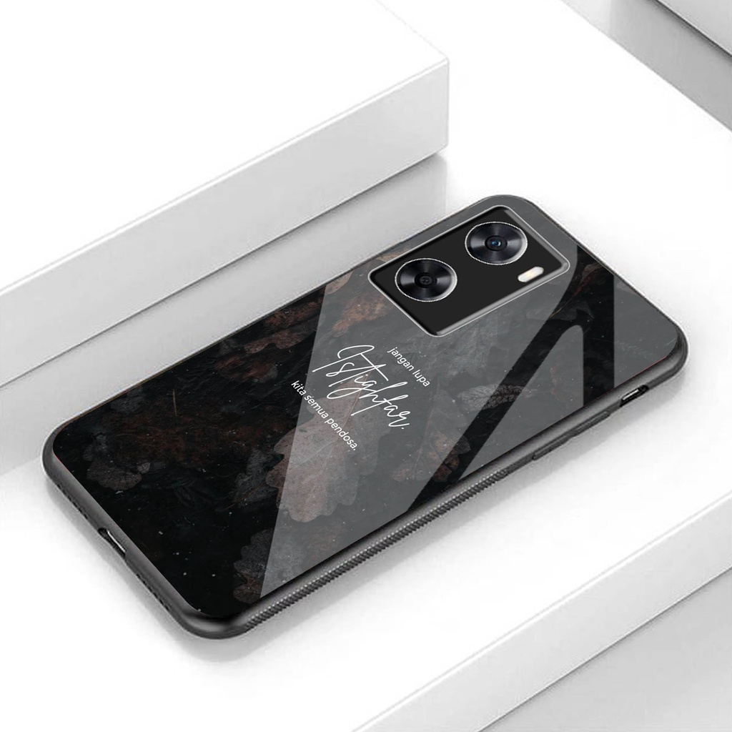 (Q21) Softcase Oppo A77s A57 2022 - Softcase Kaca Oppo A77s A57 2022 - Case Aesthetic Oppo A77s A57 