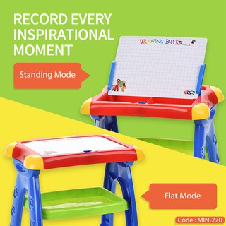 Mainan edukasi anak Papan Tulis Magnet MAGNETIC LEARNING TABLE ALPHABET
