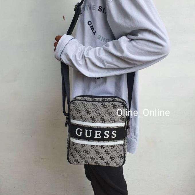 Tas Gs Represent Bag Gb Man Tas Selempang Cowo Guess Men Bag Pria Mach Deepblue256