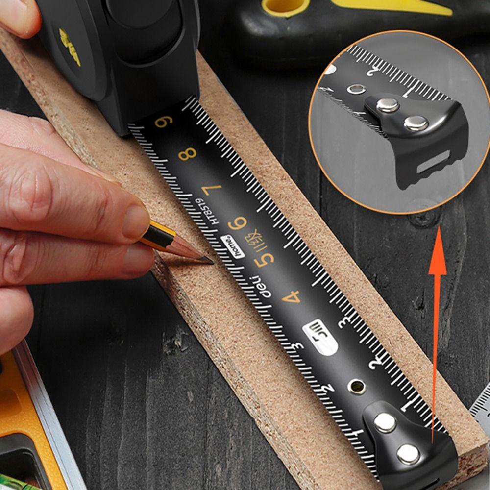 Nickolas1 Measuring Tape Carbon Steel Retractable Woodworking Alat Ukur Tape Measure Digital Presisi Tinggi