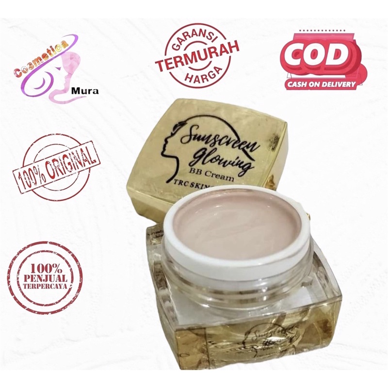 pot emas - TRC bb cream - trc sunscreen glowing BB cream - sunscreen TRC glowing