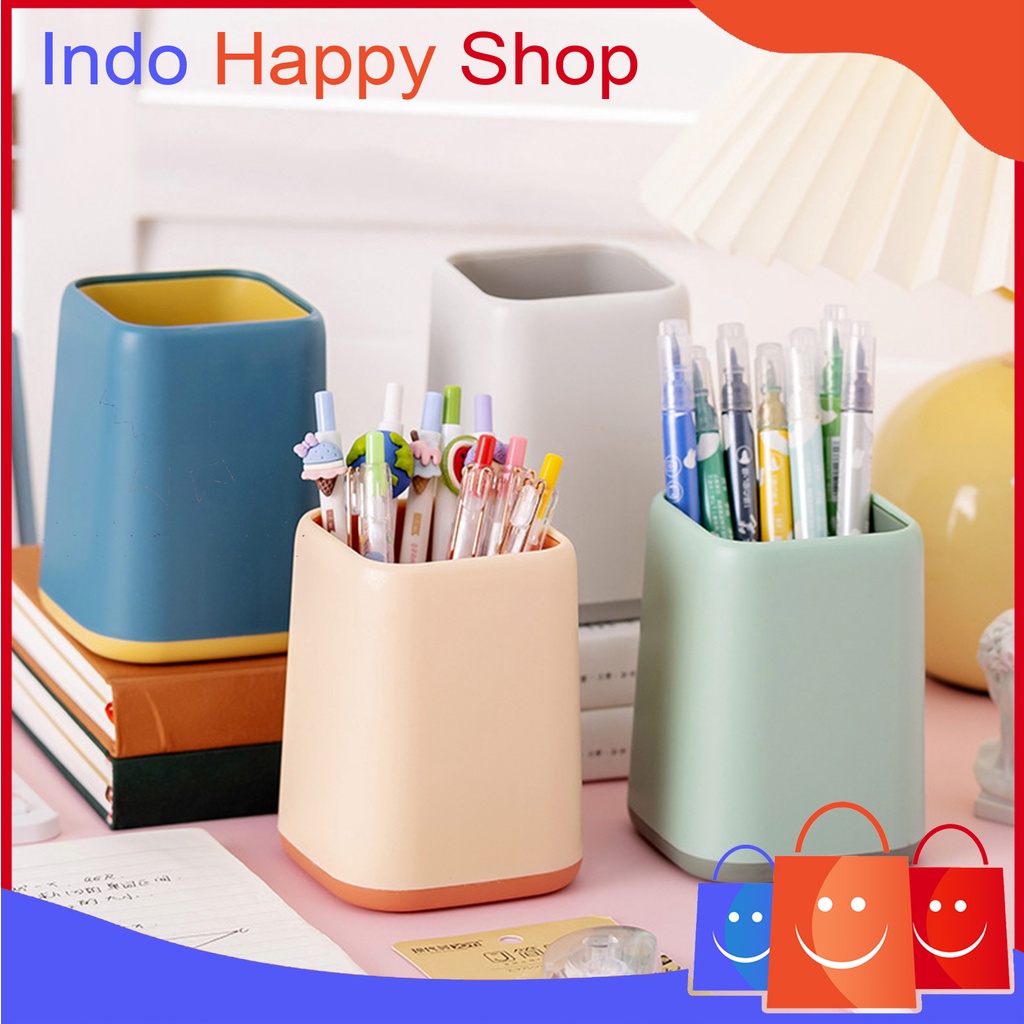 

Tempat Pensil Dan Pulpen Polos Simple Serbaguna Minimalis Pen Holder ℍ 929