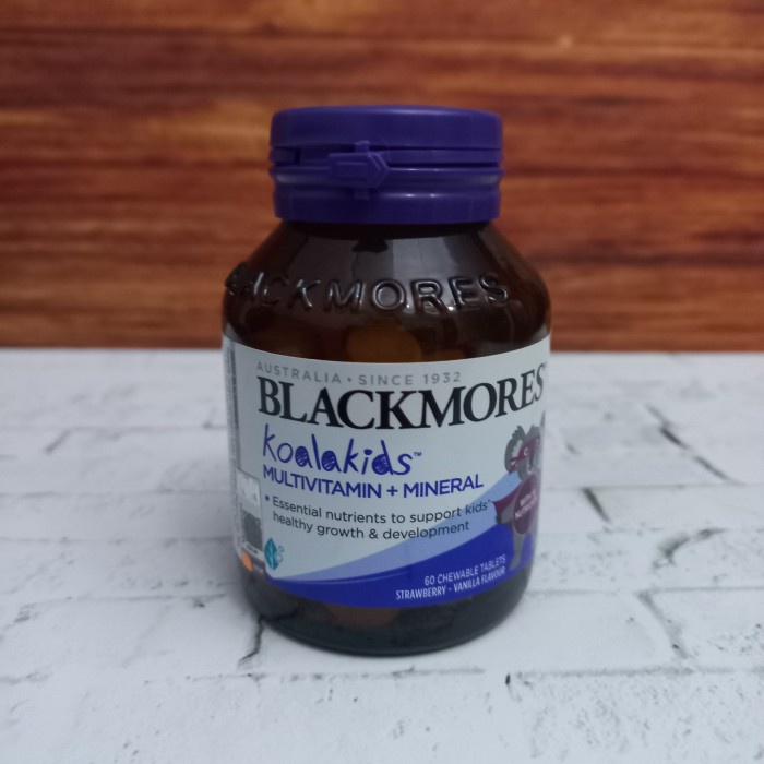 Blackmores kids multivitamin+minerals strawberry 60s
