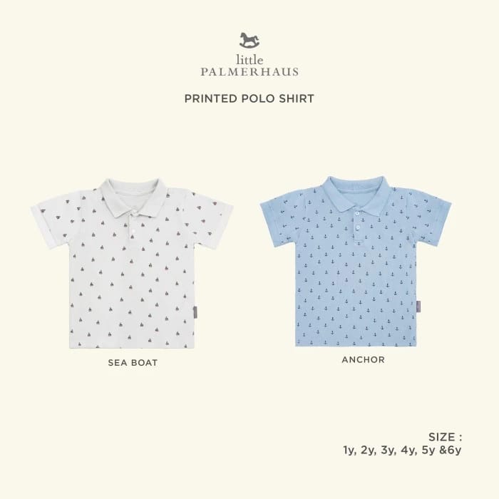Little Palmerhaus - Printed Polo Shirt
