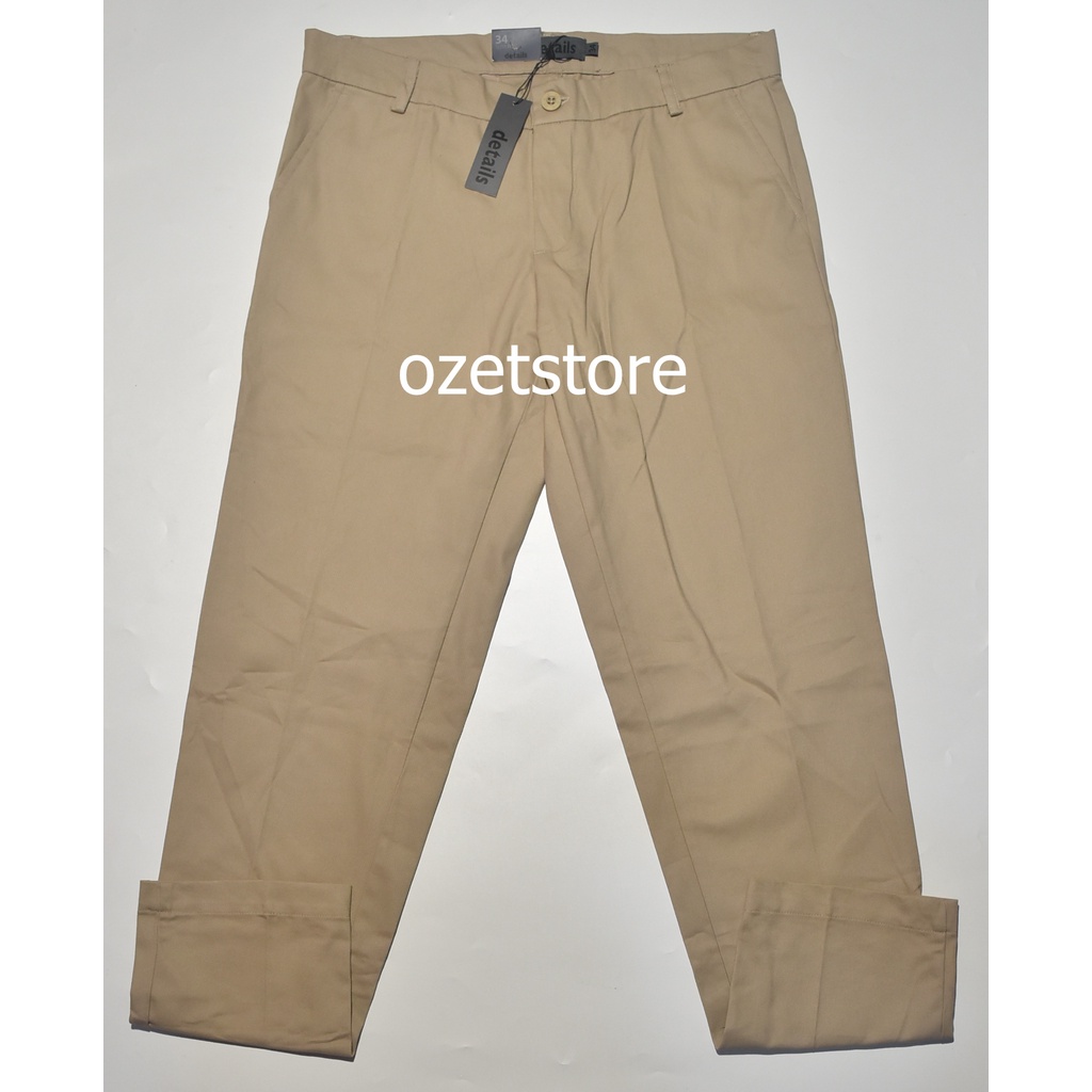 Celana Panjang Pria Details Khaki Slimfit CPD18 ORIGINAL
