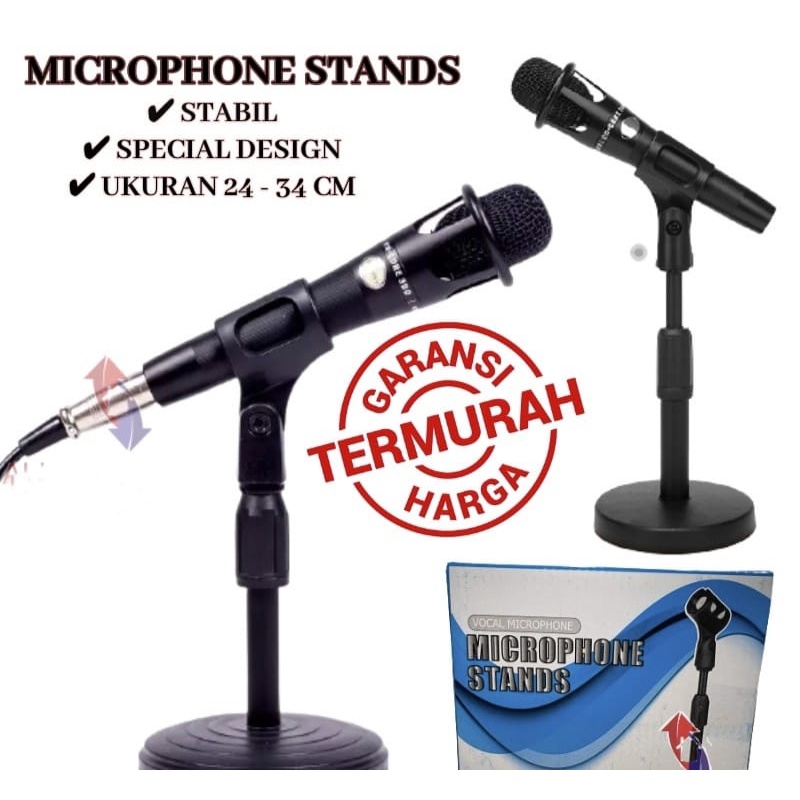 MICROPHONE STANDS / HOLDER MICROPHONE KARAOKE / HOLDER MIC KARAOKE / STAND