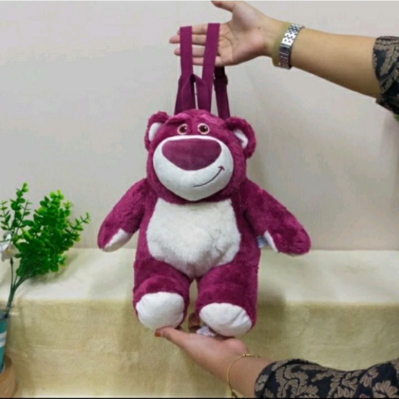 Tas Ransel Fullbody Lotso & Tas Tenteng Tote Bag Lotso