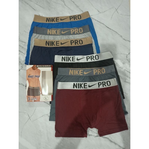 3 PCS CELANA DALAM BOXER PRIA / BOXER NIKEEE PRO / BOXER PREMIUM