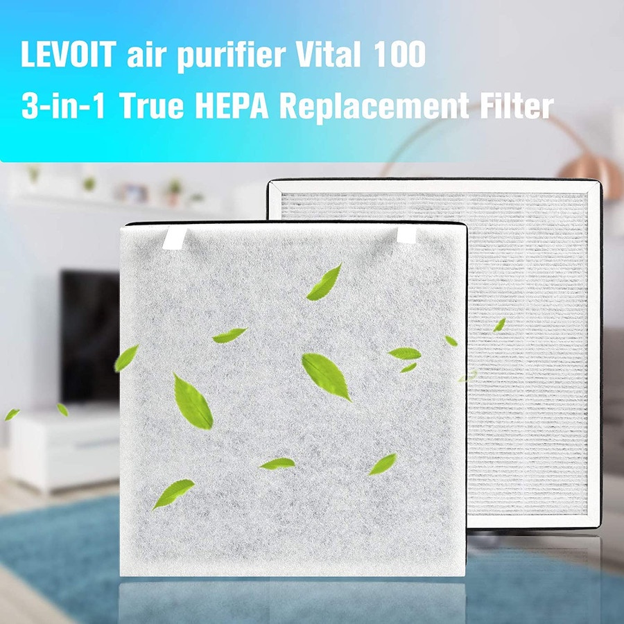 Levoit Vital 100 Air Purifier HEPA Filter H13 99.9% Pembersih Udara