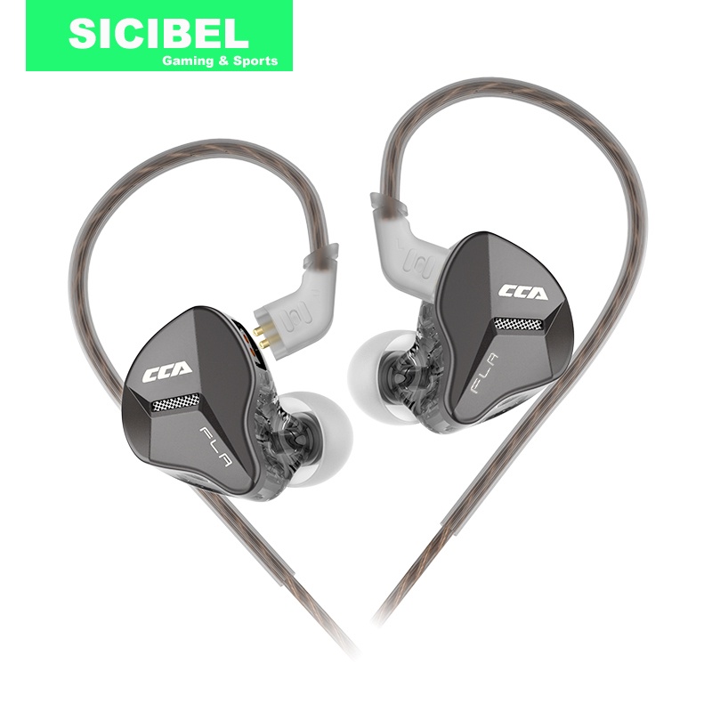 Sicibel CCA FLA HiFi Metal Dynamic Earphone Wired In Ear Sports Headphone Bass Musik DJ Dynamic Headset Earbuds