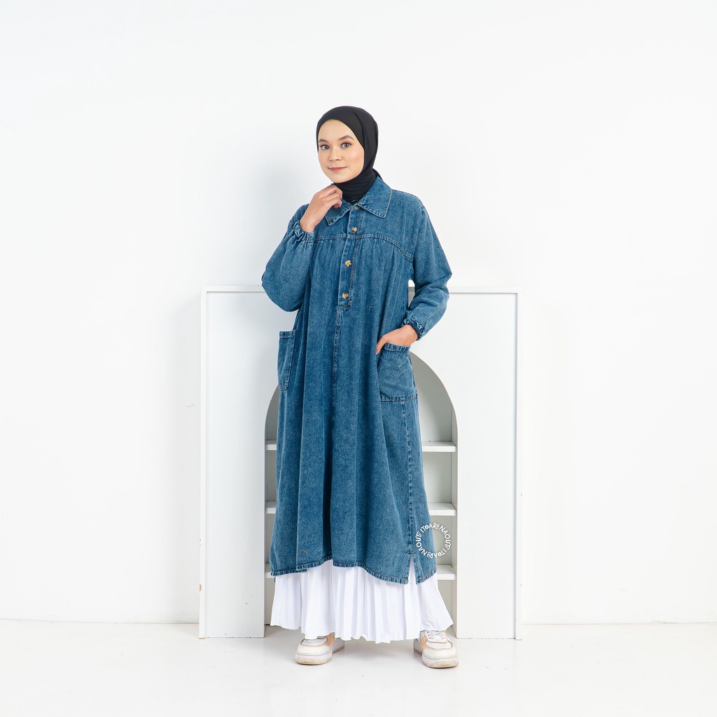 TUNIK LONG DENIM BY ARUNA OUTFIT