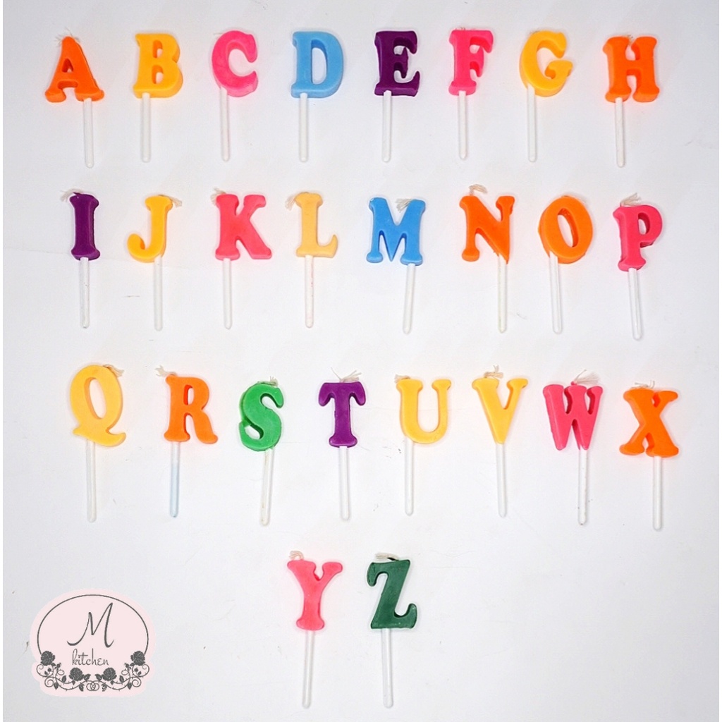 Lilin Huruf lilin loly