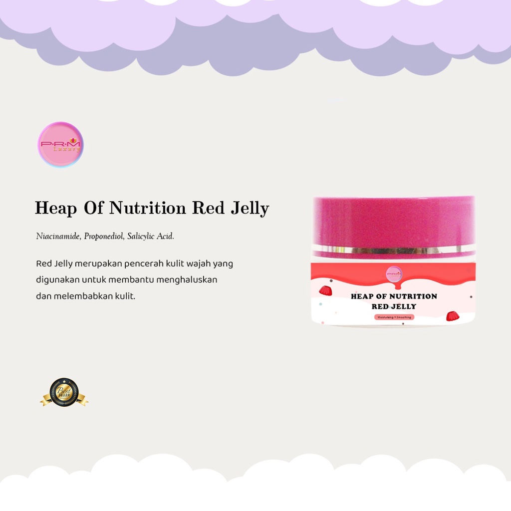 PRM LUXURY RED JELLY KROMOSOM  / PURPLE JELLY/ GOLD JELLY glowing cream