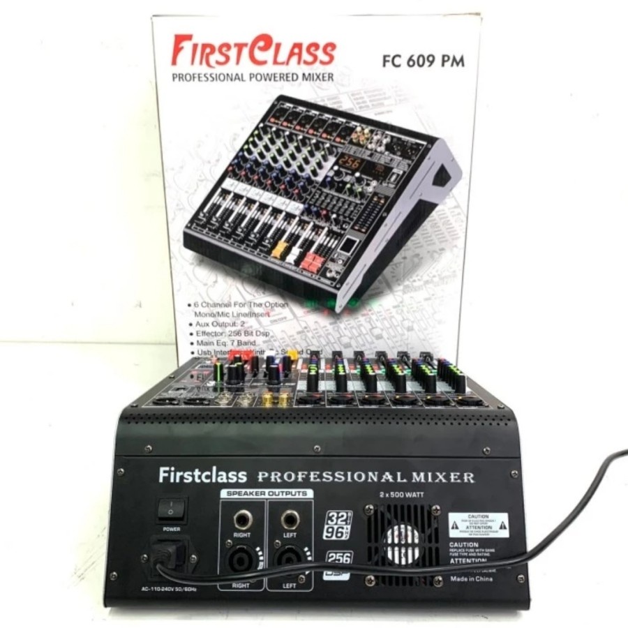 Power mixer firstclass fc609 Pm 6 channel original fc 609pm