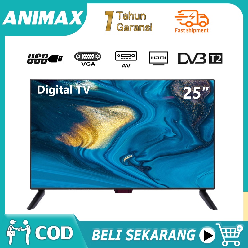 ANIMAX TV LED 25 inch TV Digital FULL HD Televisi（A25A）
