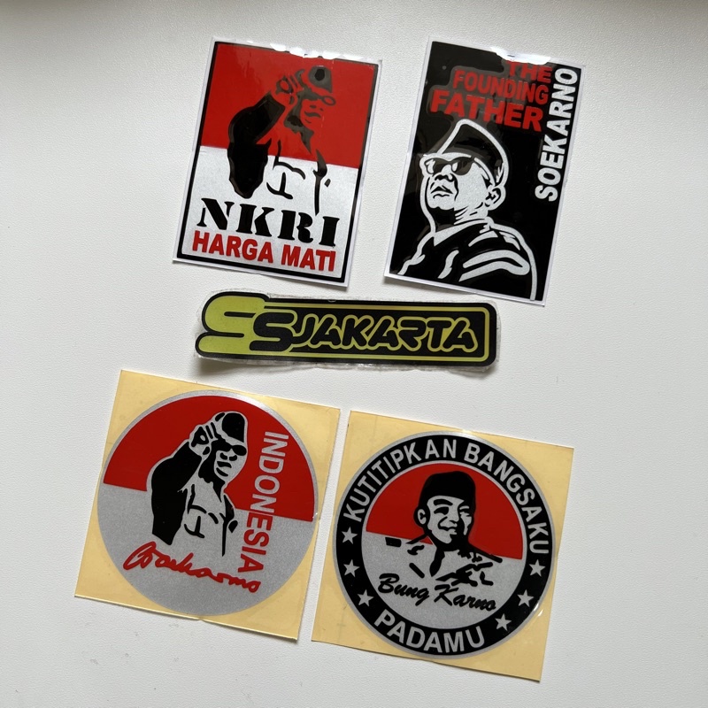 STICKER STIKER SOEKARNO CUTTING