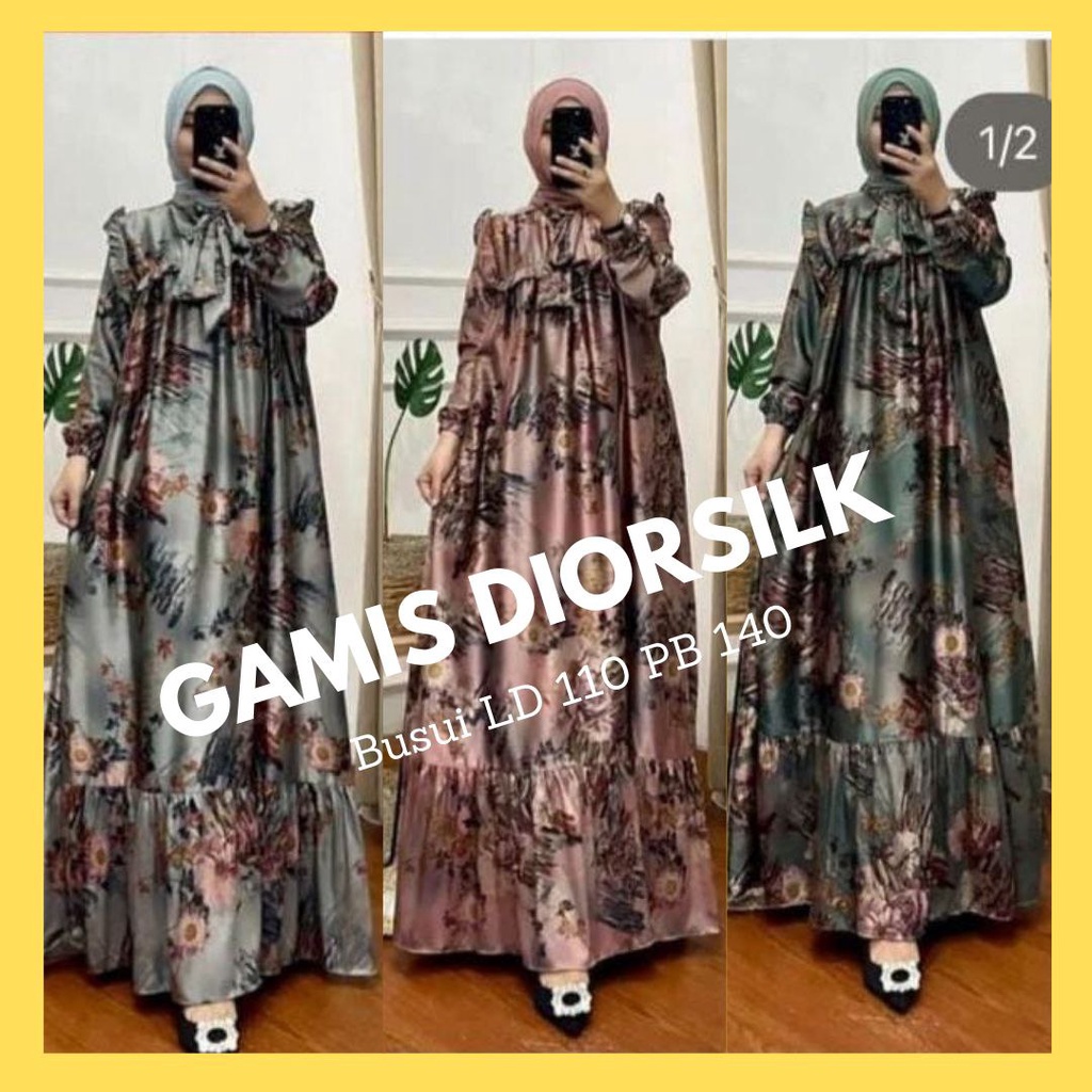 Amora fashion dress gamis muslim wanita