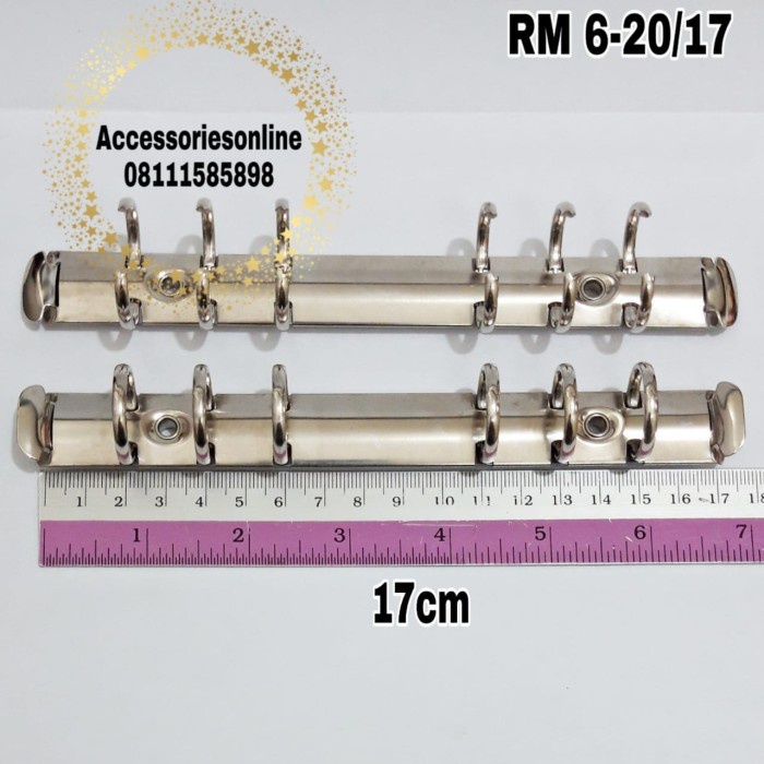 

RING MEKANIK BINDER 6 LUBANG (RING) KODE 6-20/17
