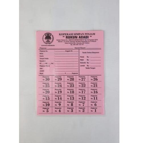 

X(76♥☞) Promise buku angsuran koperasipraktis tinggal sobek ga perlu ribet catat isi 50 lembar bisa ganti nama sesuai keinginan langsung tulis aja di catatan murah