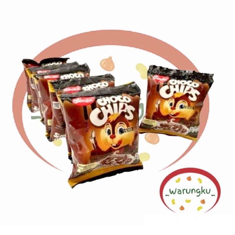 [RENCENG] SIMBA Choco Chips 6gr x 10pcs Sereal Coklat Simba