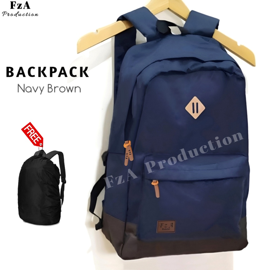 FzA Official - Tas Ransel Distro Original Casual pria Wanita / Tas Ransel Laptop / Backpack Sekolah Kuliah Distro Original Tas Punggung Laptop - NBRC