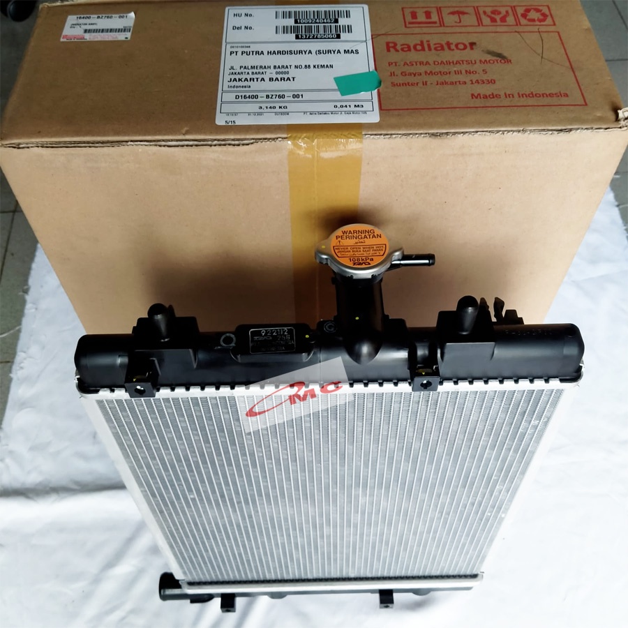 Radiator Assy Calya Sigra 1.2CC 16400-BZ760-001