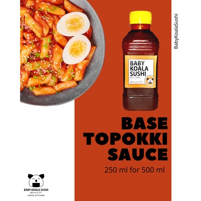 SAUS TOPOKKI Base By Baby Koala Sushi  250 ml For 500ml | Saus Tteok Instan