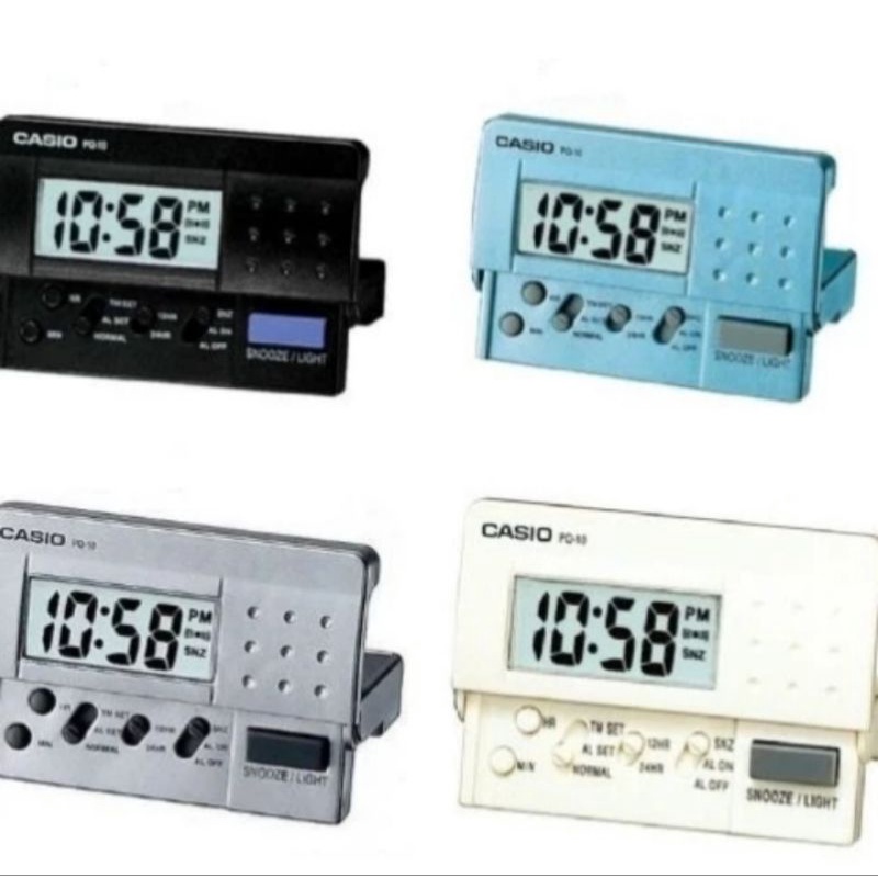 CASIO JAM DIGITAL PQ 10D JAM MEJA DIGITAL BEEP ALARM MANTAP